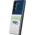 NFL Seattle Seahawks White Striped Galaxy Z Fold5 5G Skin