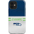 NFL Seattle Seahawks White Striped iPhone 12 Impact Case