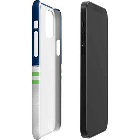 NFL Seattle Seahawks White Striped iPhone 12 Mini Lite Case