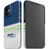 NFL Seattle Seahawks White Striped iPhone 12 Mini Lite Case