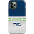 NFL Seattle Seahawks White Striped iPhone 12 Pro Max Impact Case