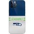 NFL Seattle Seahawks White Striped iPhone 12 Pro Max Skin