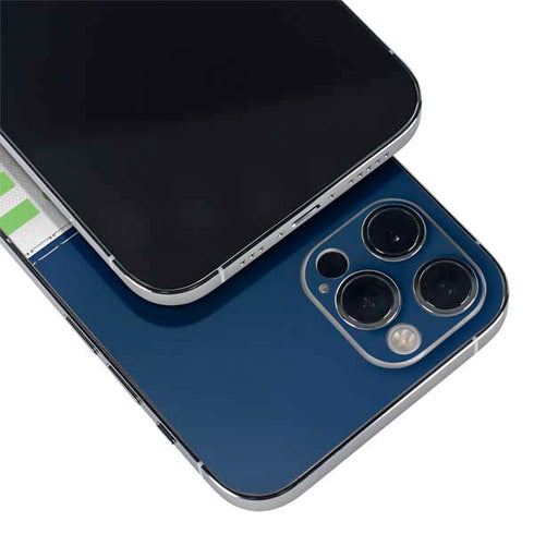 NFL Seattle Seahawks White Striped iPhone 12 Pro Max Skin