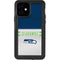 NFL Seattle Seahawks White Striped iPhone 12 Waterproof Case