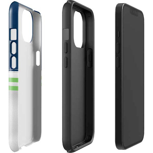 NFL Seattle Seahawks White Striped iPhone 13 Impact Case