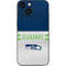 NFL Seattle Seahawks White Striped iPhone 13 Mini Skin