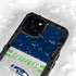 NFL Seattle Seahawks White Striped iPhone 13 Mini Waterproof Case