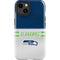 NFL Seattle Seahawks White Striped iPhone 15 Plus Impact Case