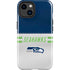NFL Seattle Seahawks White Striped iPhone 15 Plus Impact Case