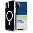 NFL Seattle Seahawks White Striped iPhone 14 MagSafe Case
