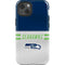 NFL Seattle Seahawks White Striped iPhone 14 Impact Case