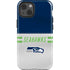 NFL Seattle Seahawks White Striped iPhone 15 Impact Case