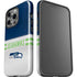 NFL Seattle Seahawks White Striped iPhone 14 Pro Impact Case