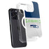 NFL Seattle Seahawks White Striped iPhone 15 Pro Max MagSafe Case