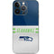 NFL Seattle Seahawks White Striped iPhone 14 Pro Skin