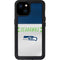 NFL Seattle Seahawks White Striped iPhone 15 Plus Waterproof Case