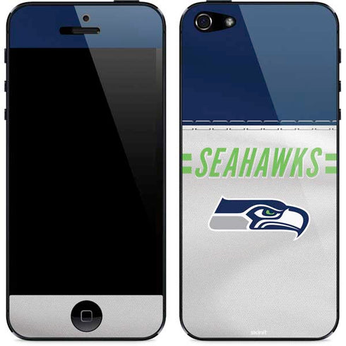 NFL Seattle Seahawks White Striped iPhone 5/5s/5SE Skin