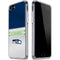 NFL Seattle Seahawks White Striped iPhone SE (2nd & 3rd Gen) Clear Case
