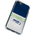 NFL Seattle Seahawks White Striped iPhone SE (2nd & 3rd Gen) Clear Case