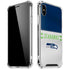 NFL Seattle Seahawks White Striped iPhone X/XS Clear Case