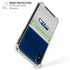 NFL Seattle Seahawks White Striped iPhone X/XS Clear Case