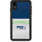 NFL Seattle Seahawks White Striped iPhone XR Waterproof Case