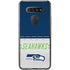 NFL Seattle Seahawks White Striped LG K51/Q51 Clear Case
