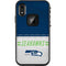 NFL Seattle Seahawks White Striped LifeProof Fre iPhone Skin