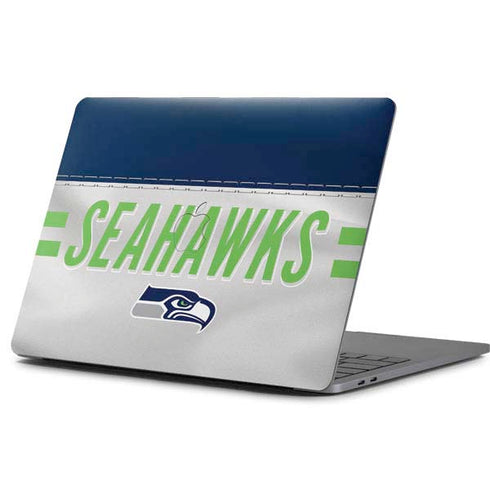 NFL Seattle Seahawks White Striped Apple MacBook Pro 13-inch Skin