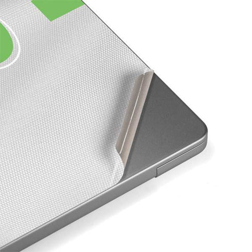 NFL Seattle Seahawks White Striped MacBook Pro 14in (2021-24) Skin