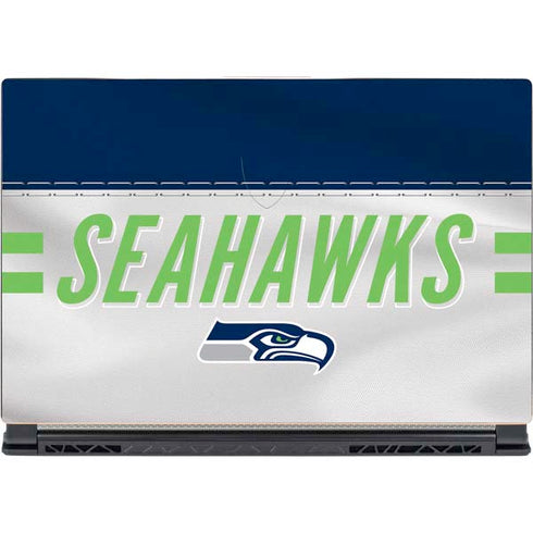 NFL Seattle Seahawks White Striped MSI GS65 Stealth Laptop Skin