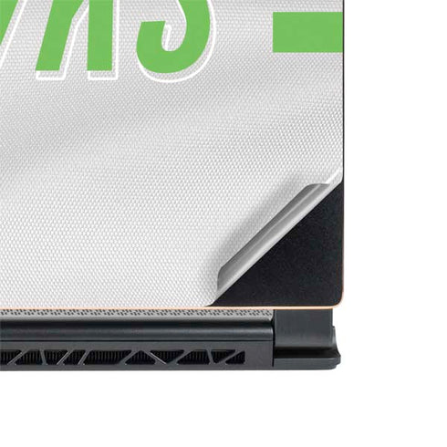 NFL Seattle Seahawks White Striped MSI GS65 Stealth Laptop Skin