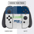 NFL Seattle Seahawks White Striped Nintendo Switch Bundle Skin