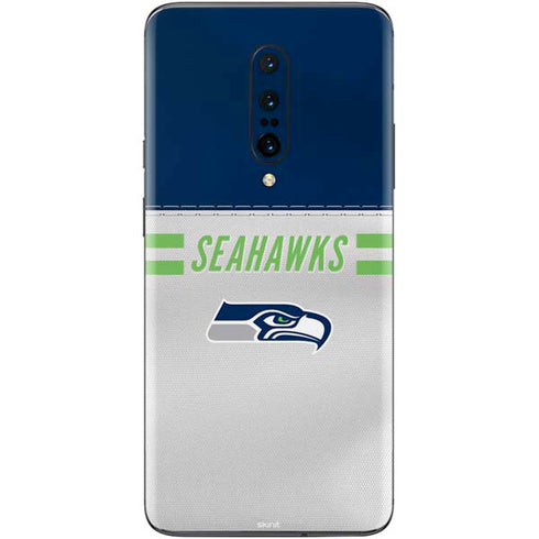 NFL Seattle Seahawks White Striped OnePlus 7 Pro Skin