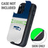NFL Seattle Seahawks White Striped Otterbox Defender iPhone Skin