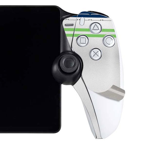 NFL Seattle Seahawks White Striped PlayStation Portal Remote Player Skin
