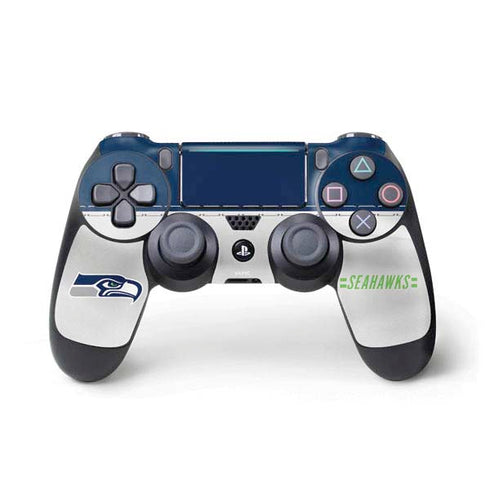 NFL Seattle Seahawks White Striped PS4 Pro/Slim Controller Skin