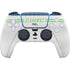 NFL Seattle Seahawks White Striped PS5 Controller Skin
