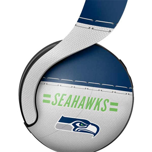 NFL Seattle Seahawks White Striped PULSE 3D Wireless Headset for PS5 Skin
