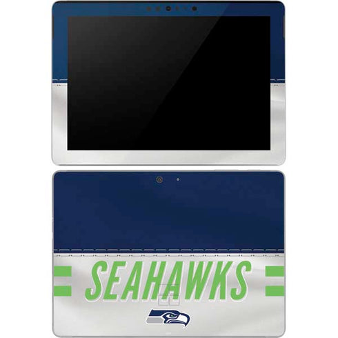 NFL Seattle Seahawks White Striped Surface Go Skin
