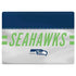 NFL Seattle Seahawks White Striped Surface Laptop 2 Skin