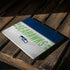 NFL Seattle Seahawks White Striped Surface Laptop 2 Skin