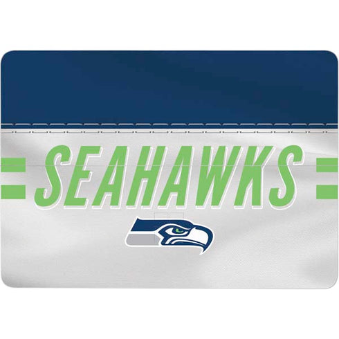 NFL Seattle Seahawks White Striped Surface Laptop Studio Skin