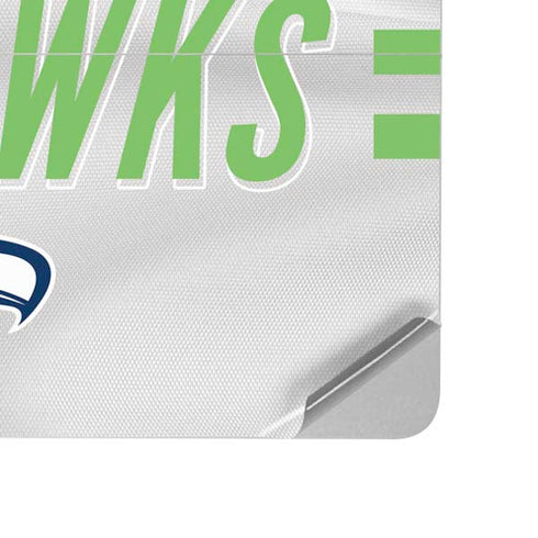 NFL Seattle Seahawks White Striped Surface Laptop Studio Skin