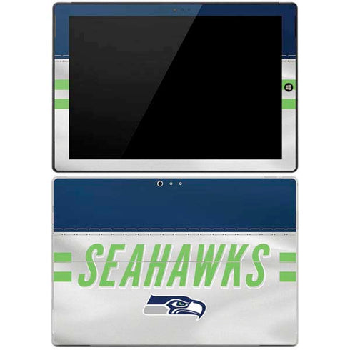 NFL Seattle Seahawks White Striped Surface Pro 3 Skin