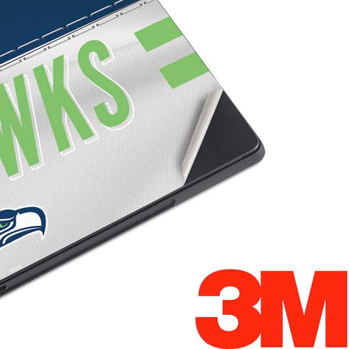 NFL Seattle Seahawks White Striped Surface Pro 6 Skin