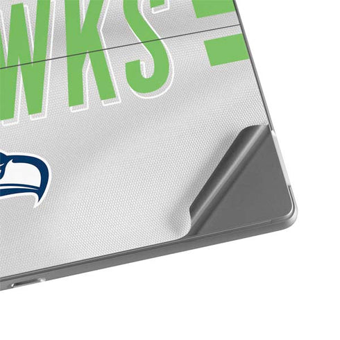 NFL Seattle Seahawks White Striped Surface Pro 8 Skin