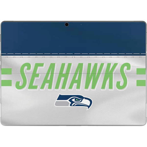 NFL Seattle Seahawks White Striped Surface Pro 9 Skin