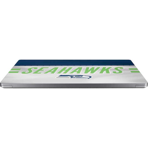 NFL Seattle Seahawks White Striped Universal Laptop 11in (8.8 x 6.2in) Skin