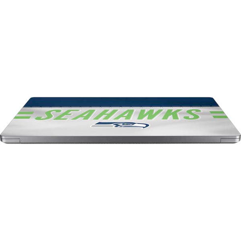 NFL Seattle Seahawks White Striped Universal Laptop 12in (9.8 x 6.8in) Skin